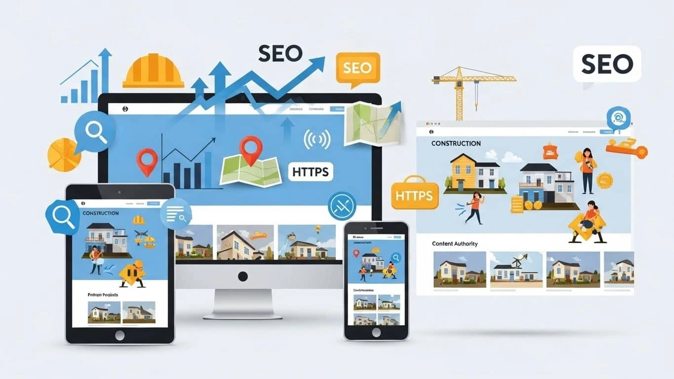 What are the SEO best practices for the construction industry