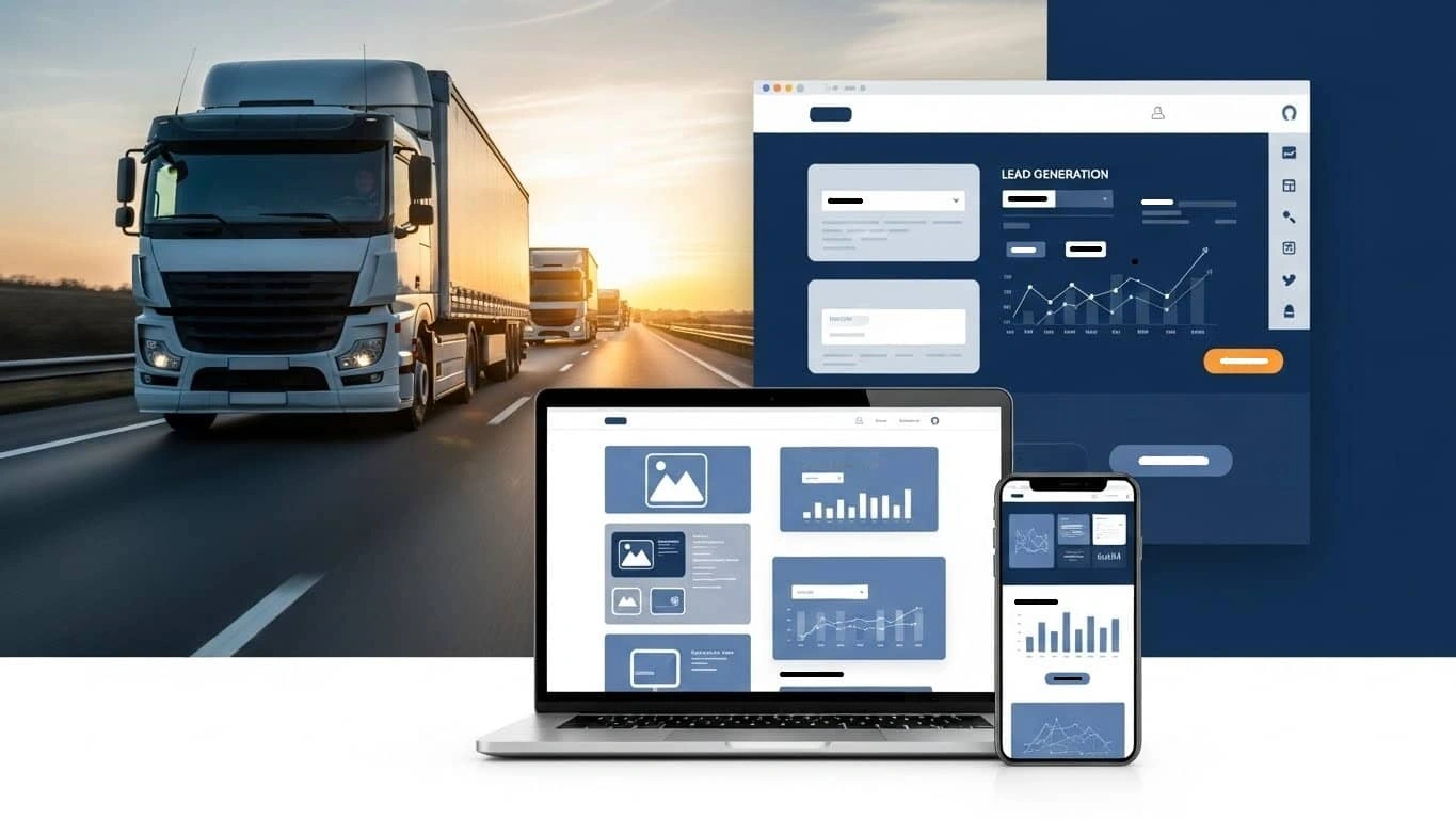 Professional Trucking Web Design Top Trucking Web Design Company