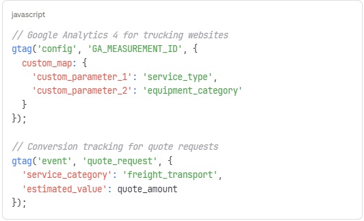 Essential Tracking Website Setup