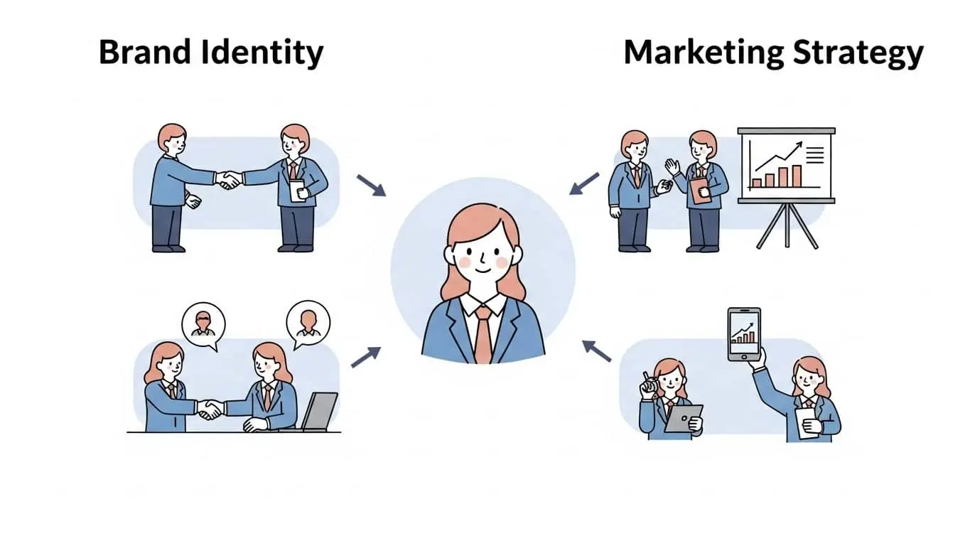 Brand Identity vs Marketing Strategy