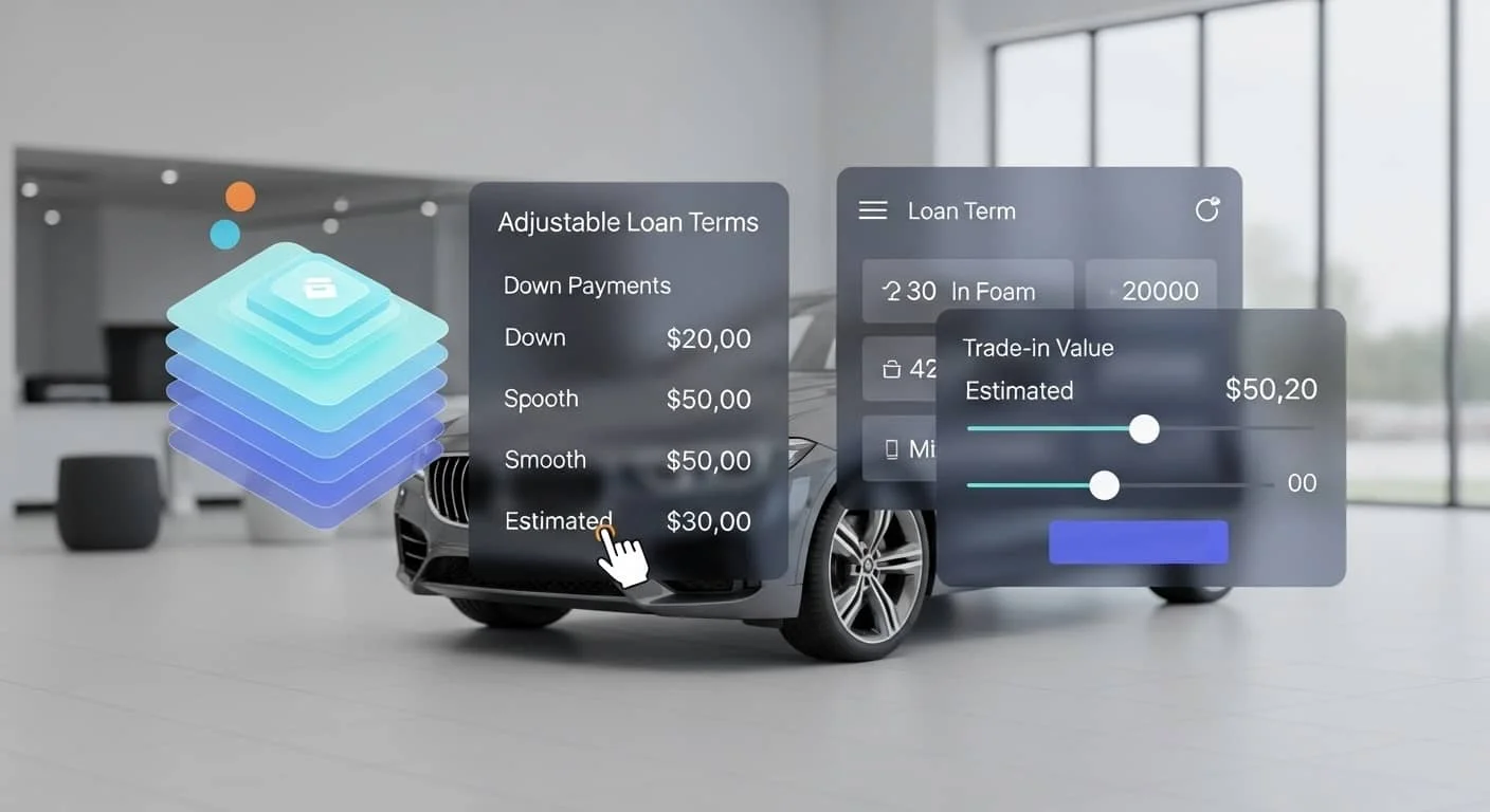 Car Website Design Financing and Tools Section Car Website Design Financing and Tools Section