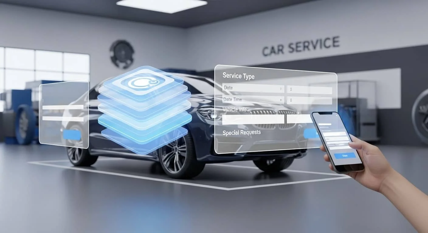 Car Website Online Service Scheduling Design Car Website Online Service Scheduling Design