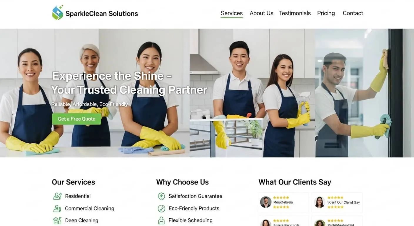 Best Cleaning Company Website Design Examples Best Cleaning Company Website Design Examples