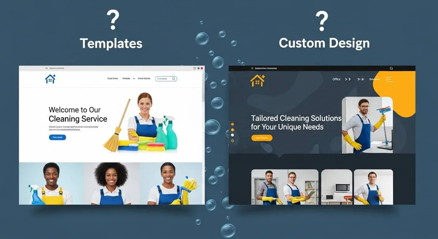Templates vs. Custom Design Templates vs. Custom Design