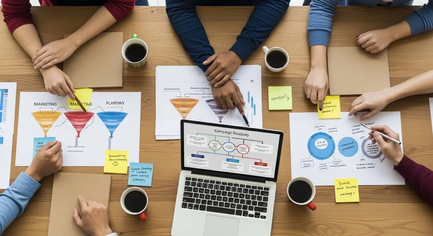 Video advertising campaign playing across multiple digital screens