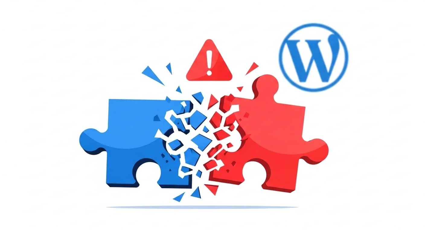 WordPress plugin conflict causing critical error on website