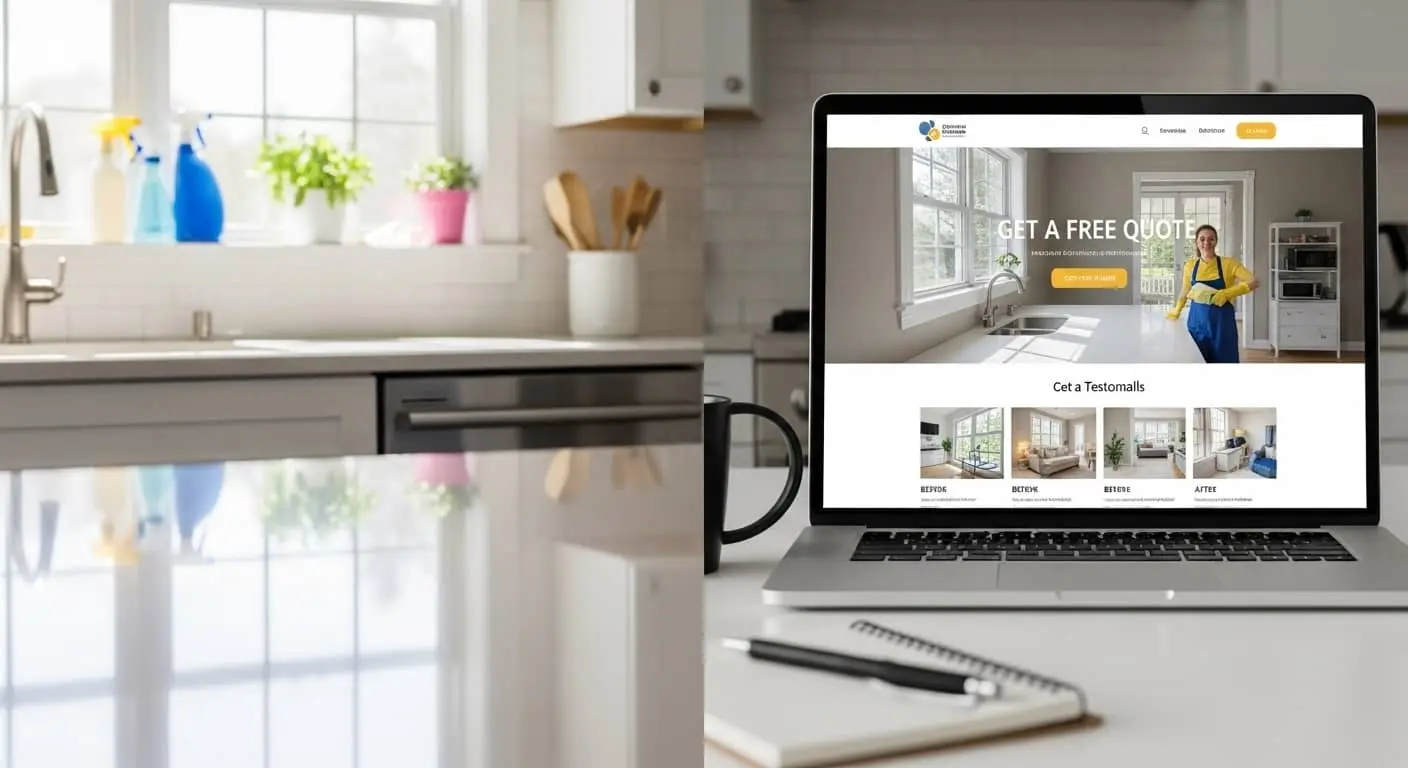 cleaning service website design cleaning service website design