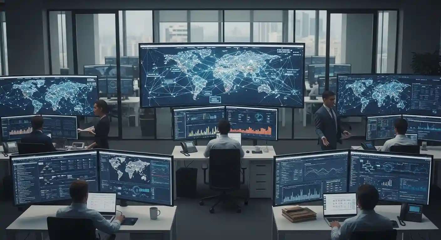 Enterprise SEO command center managing global scale digital systems.