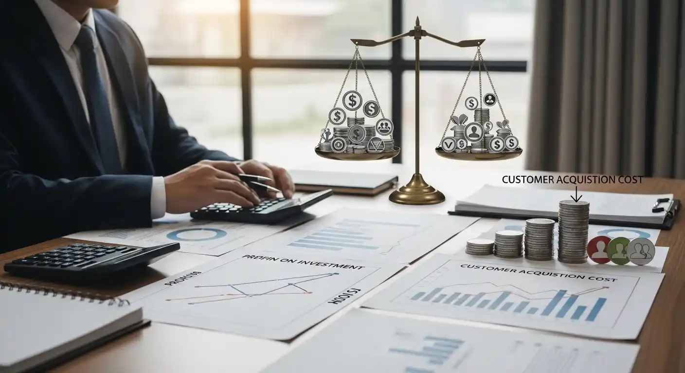 digital marketing KPIs The Financial Pillars ROI and CAC
