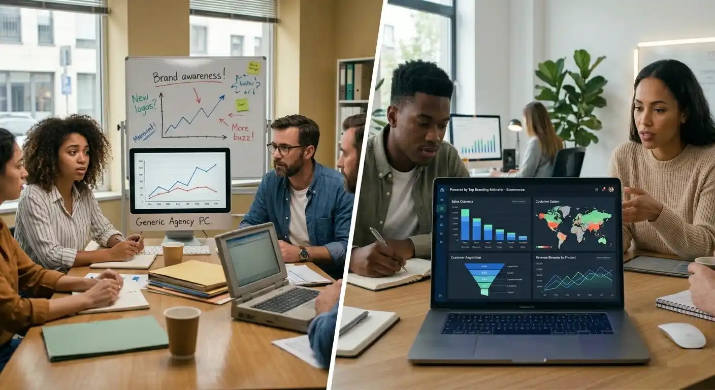 Generic vs ecommerce digital marketing agency setup