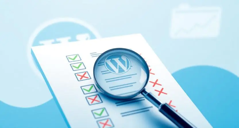 WordPress SEO audit checklist with checkmarks