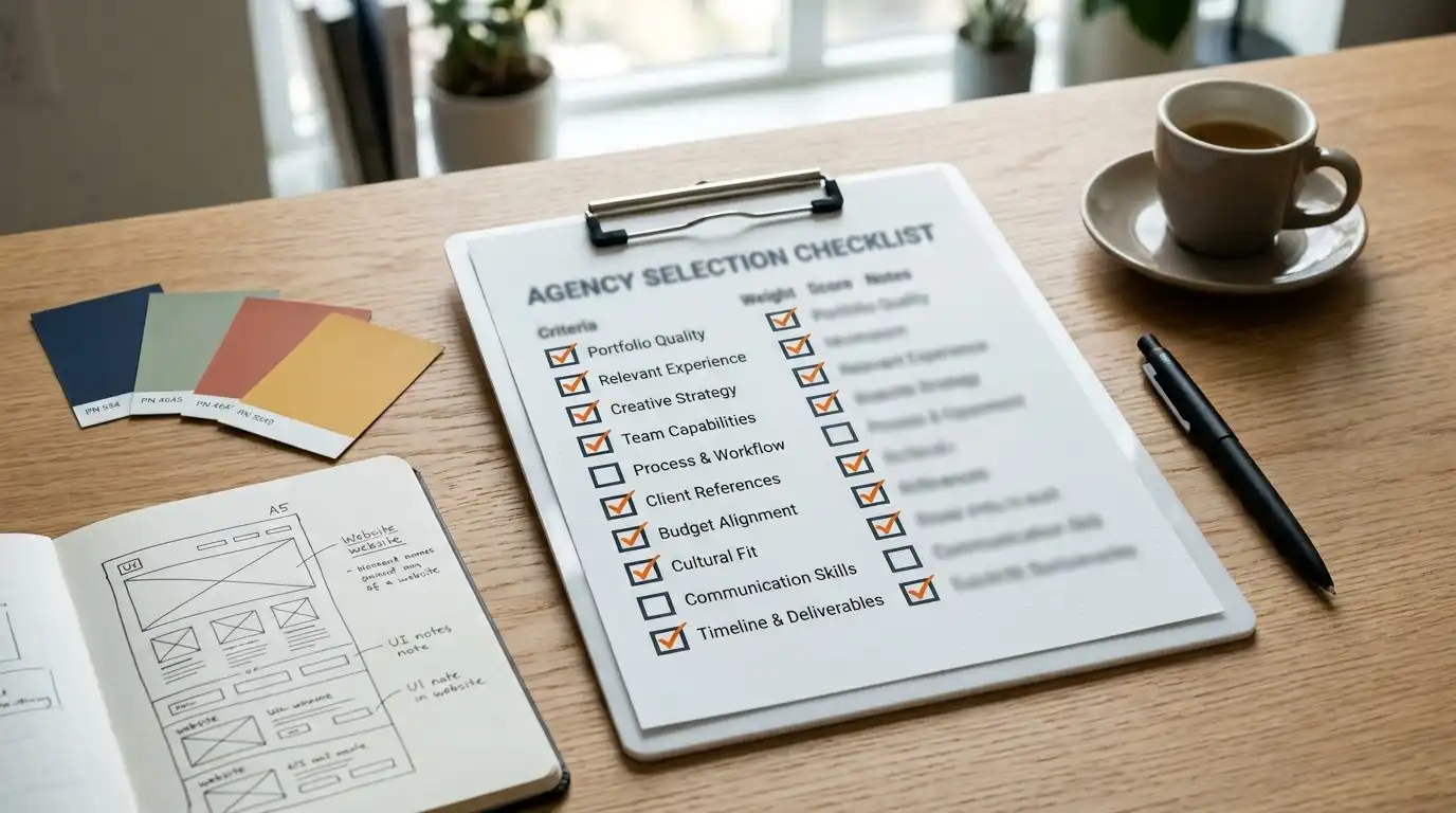 How to Choose a Web Design Company agency web design selection checklist