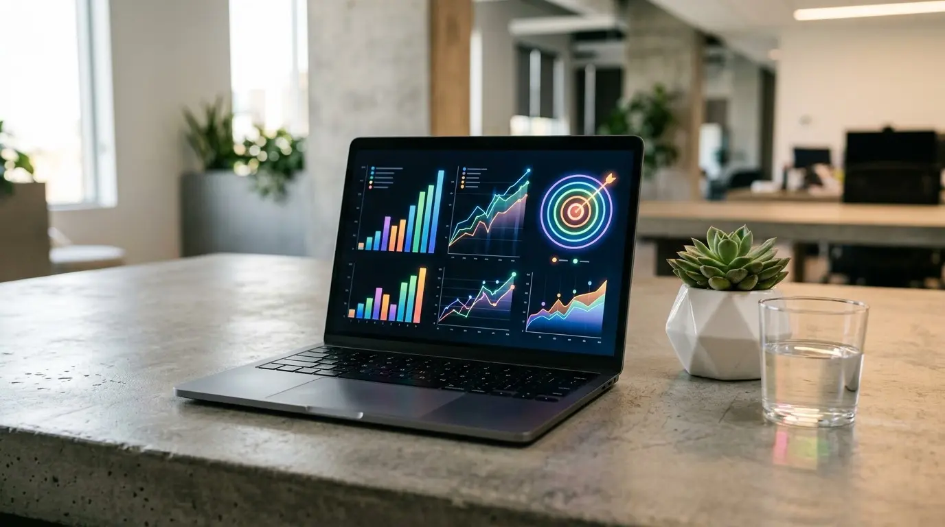 Facebook Ads for Small Business Facebook Ads ROI dashboard showing leads, cost per lead, and ROAS