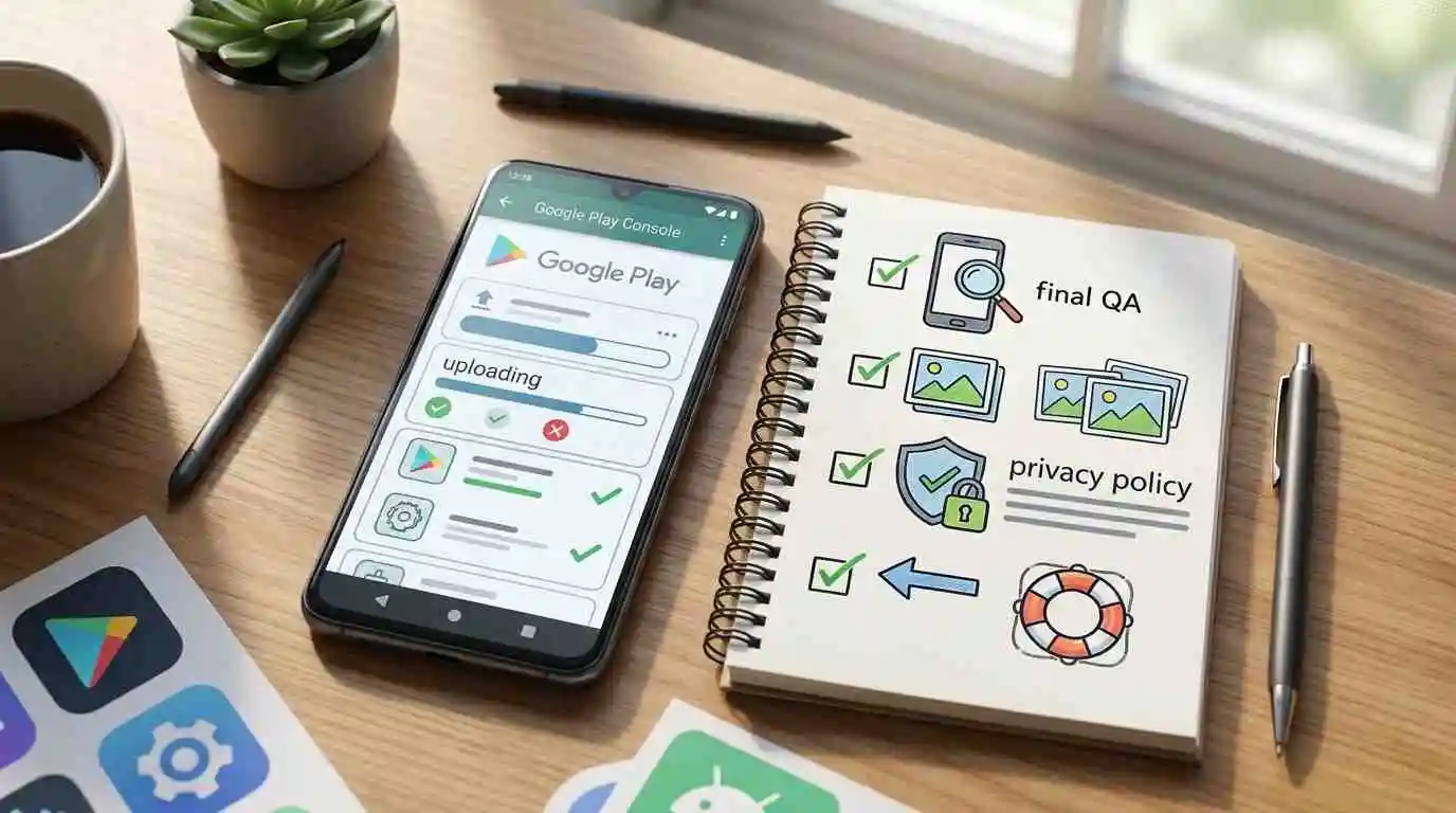 mobile app development process google play app submission