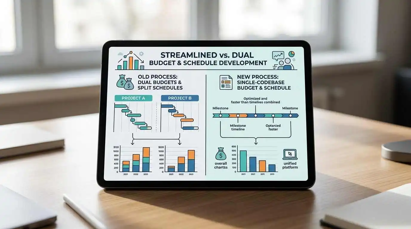 native vs hybrid app development infographic comparing budgets