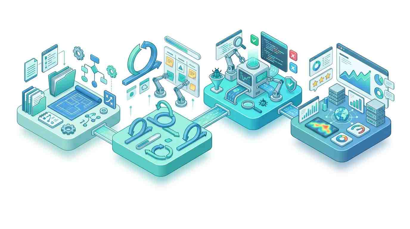 Software Development Life Cycle isometric-software-development