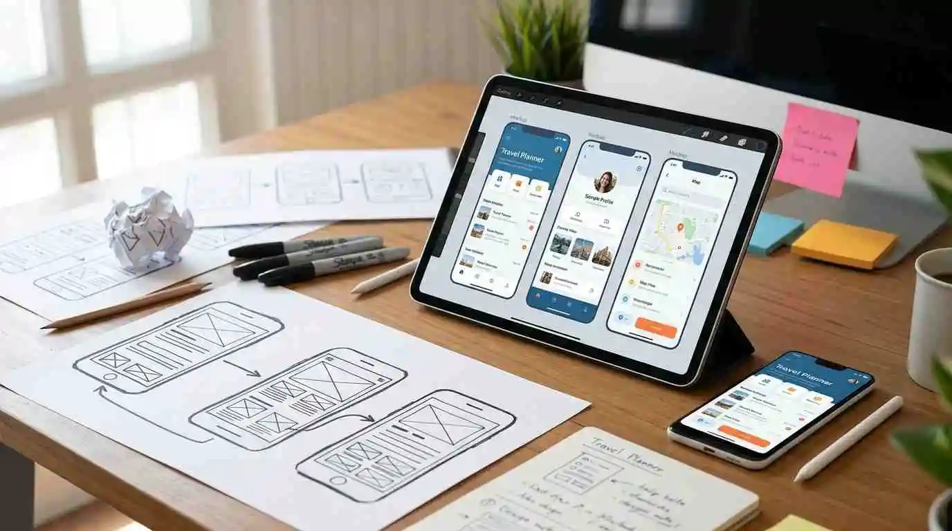 mobile app development process mobile app development ui ux wireframing