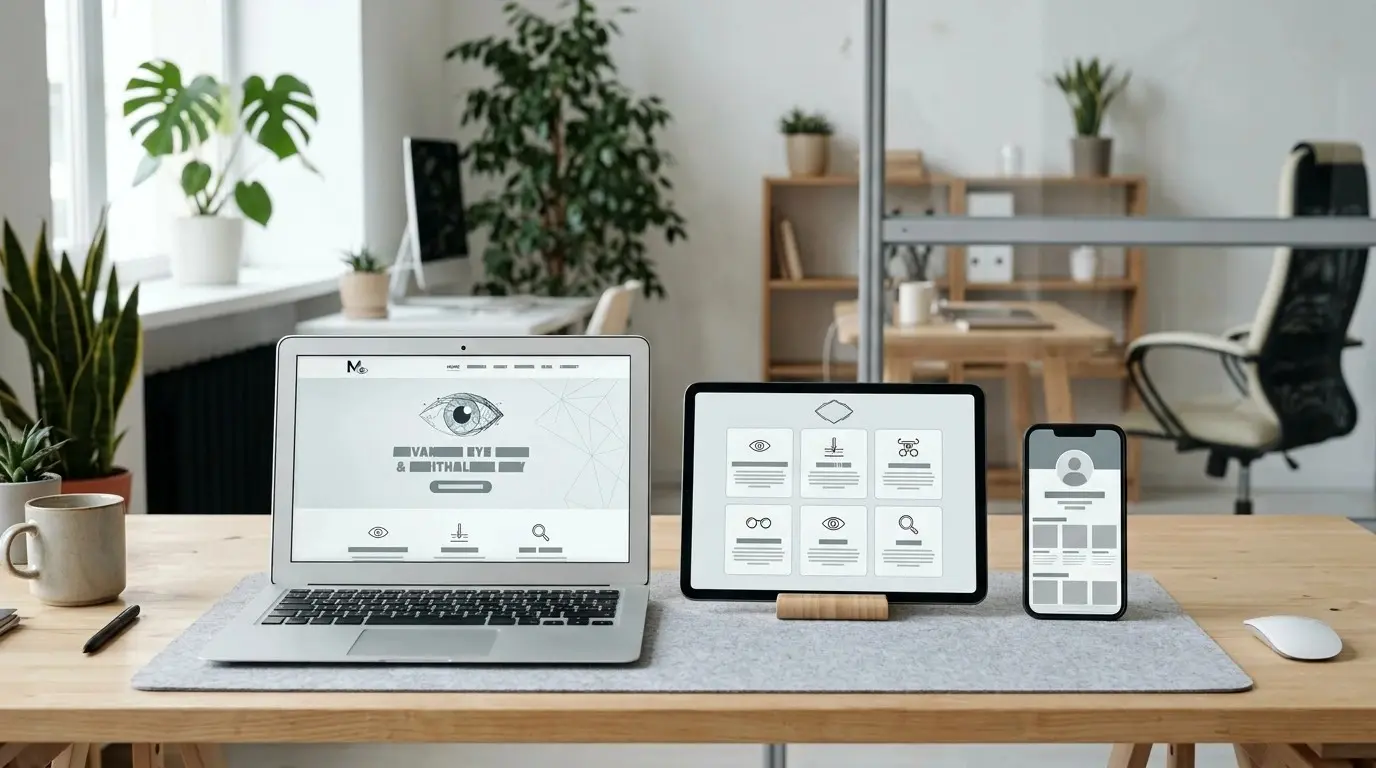 ophthalmology website design ophthalmology website design examples: homepage, service pages, and doctor profiles
