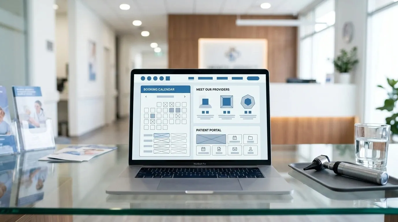 ophthalmology website design ophthalmology website features appointment booking physician profiles and service pages