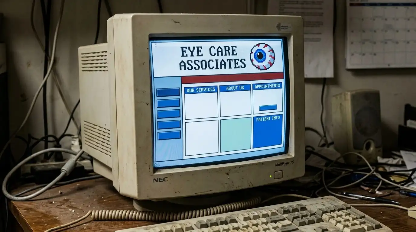 ophthalmology website design outdated ophthalmology website design problems and warning signs