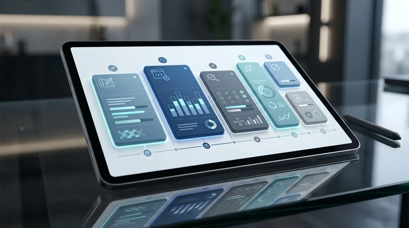 mobile app development cost project budget and roadmap display