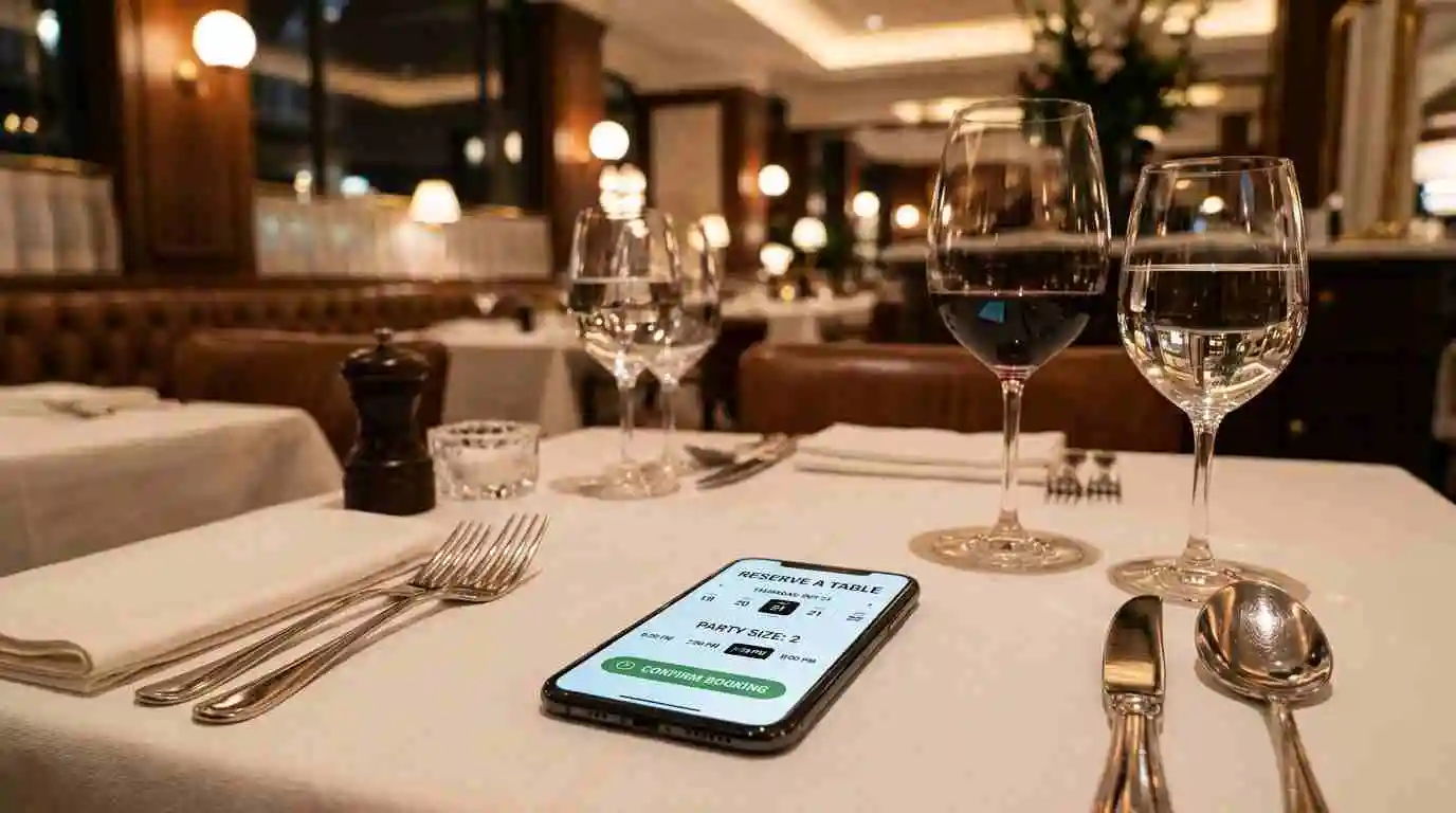 mobile app development for restaurants restaurant app table reservations feature