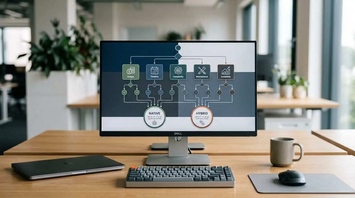 native vs hybrid app development right approach for your business