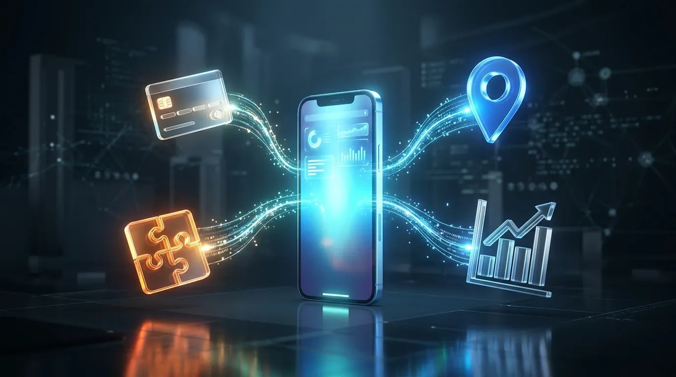 mobile app development cost smartphone connecting to digital
