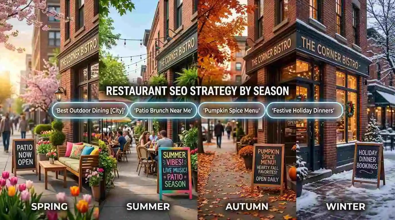 seo for restaurants seo strategy for restaurants by season